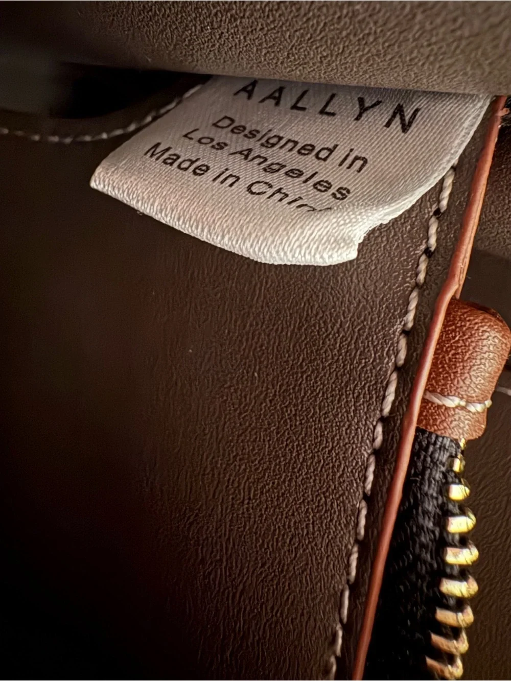 New AALLYN  Stella Mini Leather Satchel with crossbody and shoulder straps
